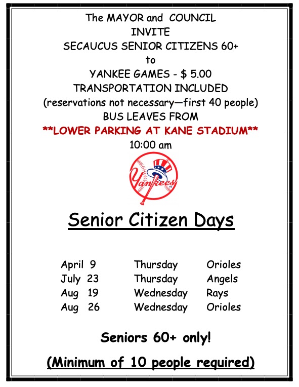Yankee Game - Click for PDF