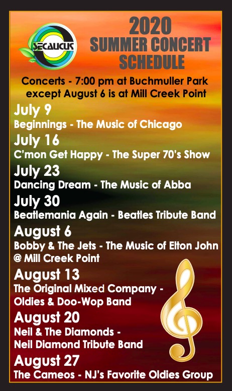 Summer Concerts - Click for PDF