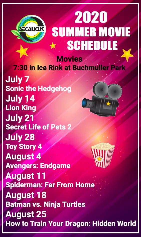 Summer Movies - click for pdf
