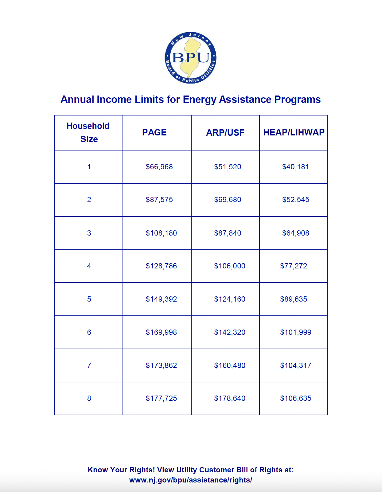 utility payment assistance program flyer