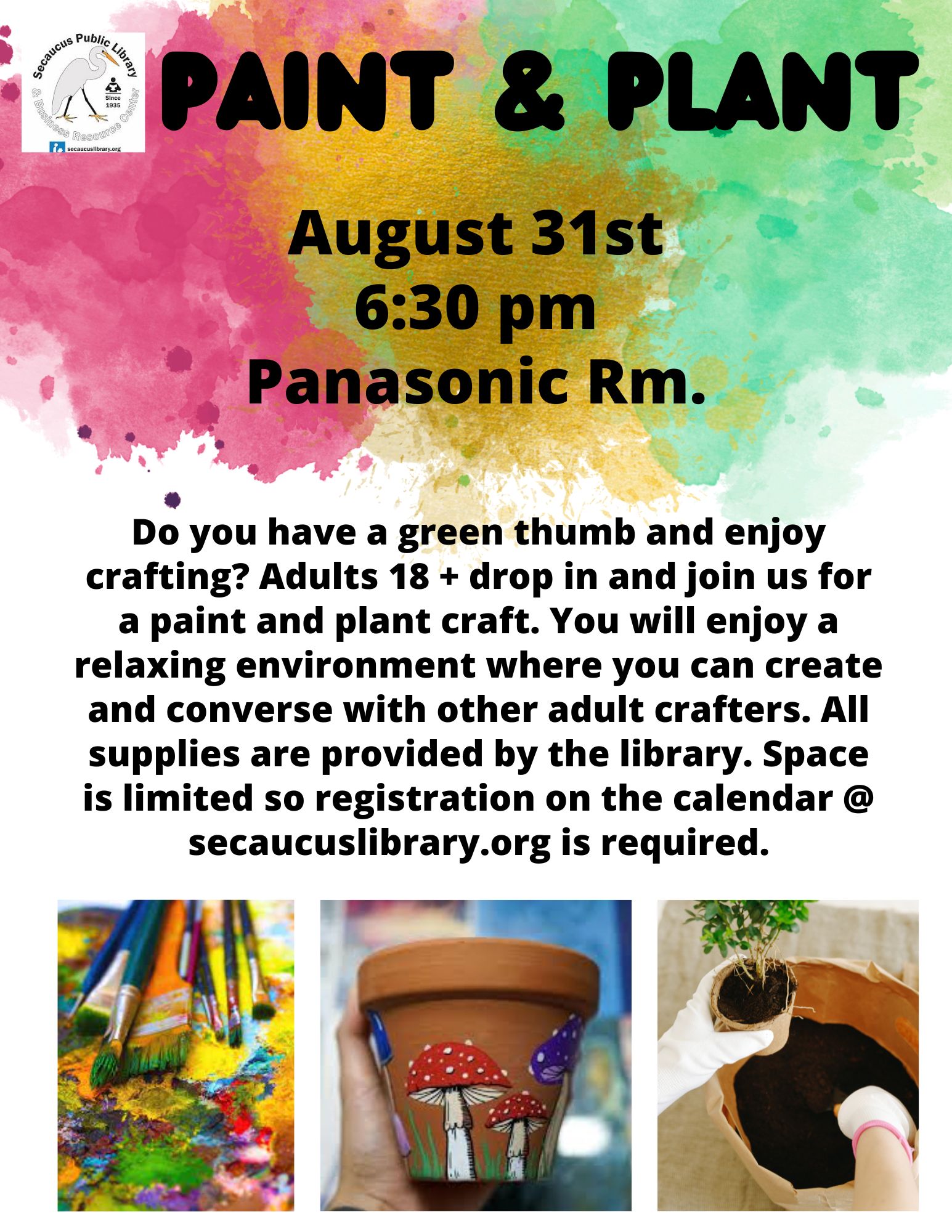 paint and plant flyer