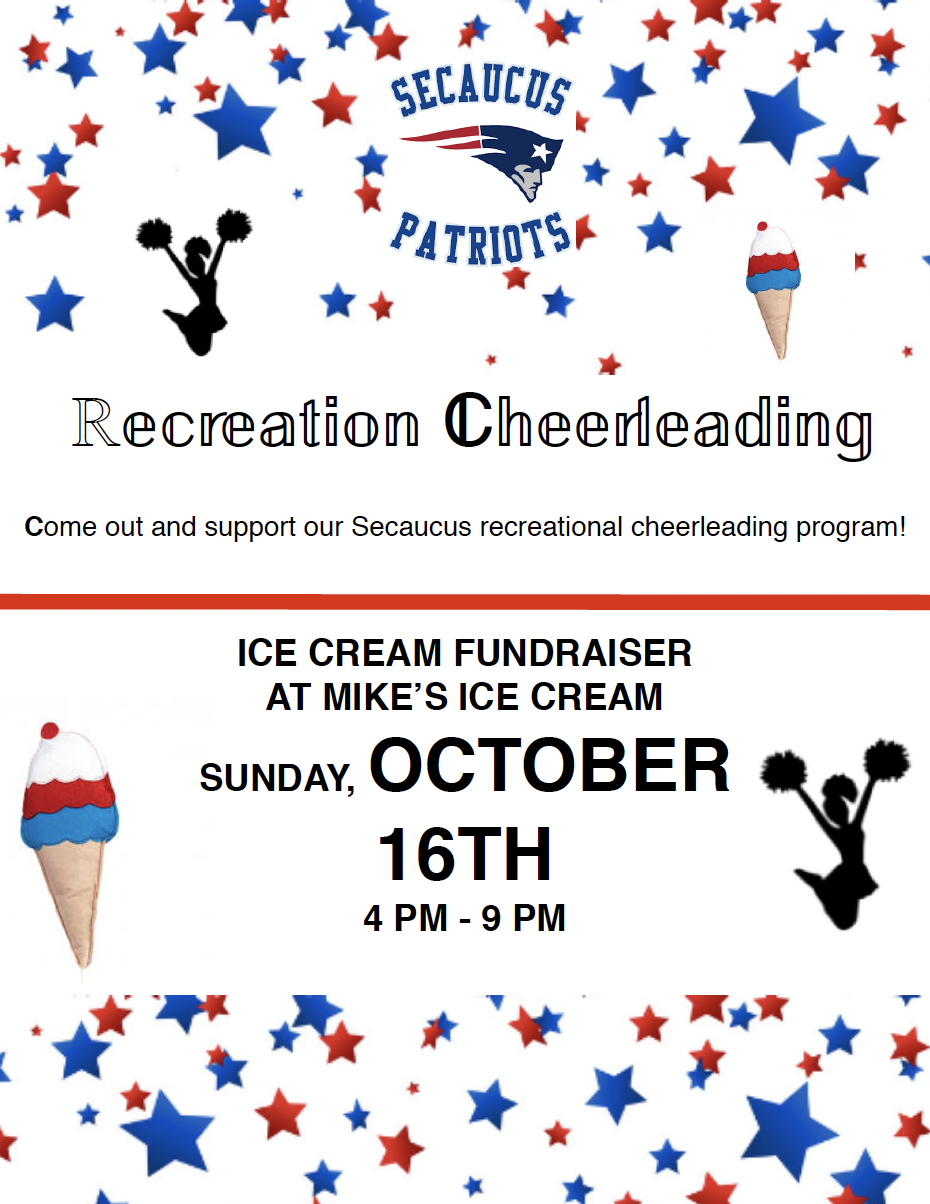 ice cream fundraiser flyer