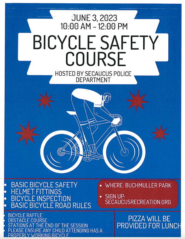 bicycle safety course flyer